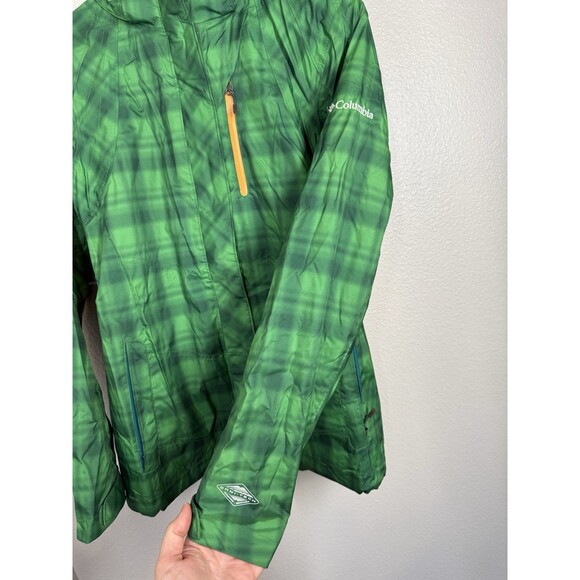 Columbia Ski Jacket Womens S Green Interchange Omni Tech Whirlibird Outer Shell - Picture 14 of 16